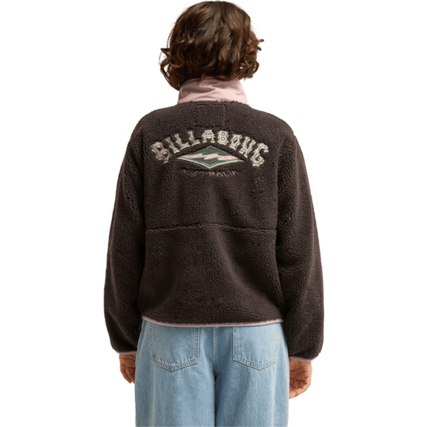 2026 Billabong Womens Mountain Life Fleece EBJPF00137 - Black Sands